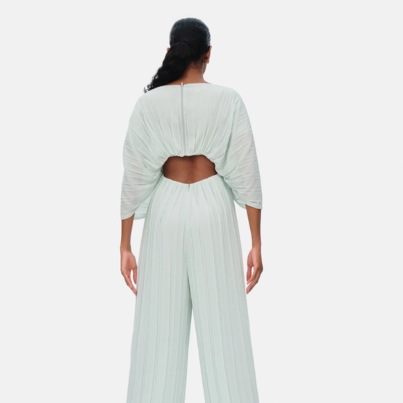 NWOT Andrea Iyamah Thero Jumpsuit - Mint Blue - Picture 9 of 13